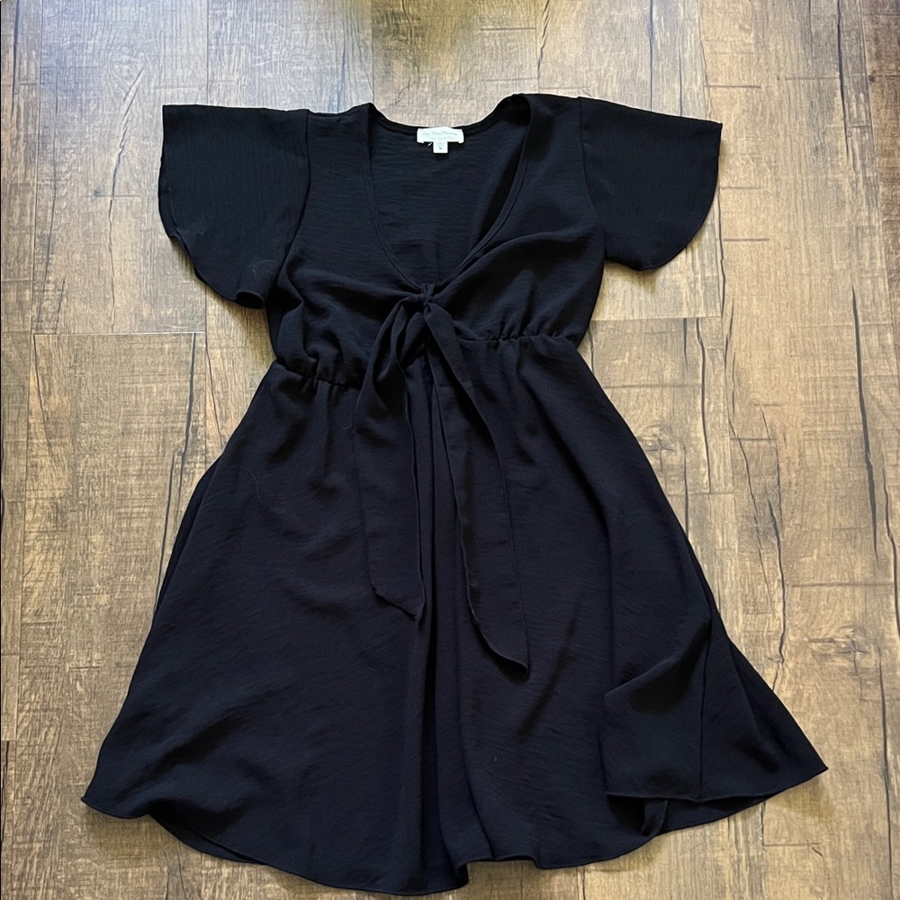 See You Monday Black Dress